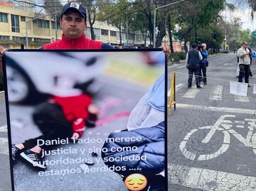 Familiares de Daniel Tadeo realizan nueva manifestación afuera de Fiscalía de CDMX; autoridades "quieren lavarse las manos", dicen