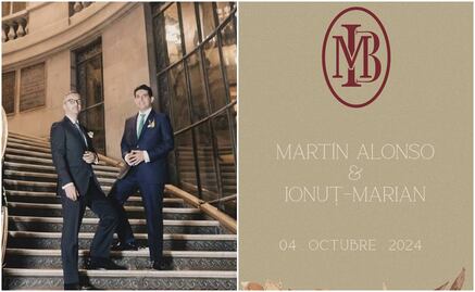 Esta fue la invitación a la boda de Martín Alonso Borrego en el Munal; incluía cuenta en euros y mesa de regalos 