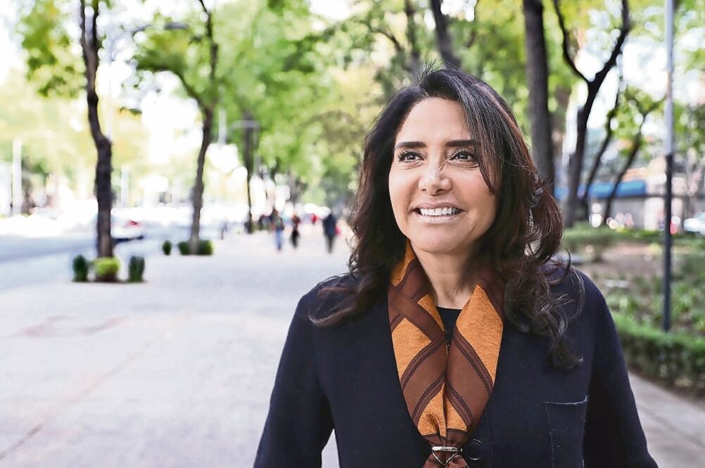 Precandidata del Frente a la CDMX, Alejandra Barrales. Foto: JUAN CARLOS REYES GARCÍA. EL UNIVERSAL
