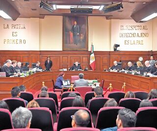 Resaltan ministros acciones contra rezago de fallos