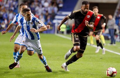 Héctor Moreno y la Real Sociedad empatan ante el Rayo Vallecano 