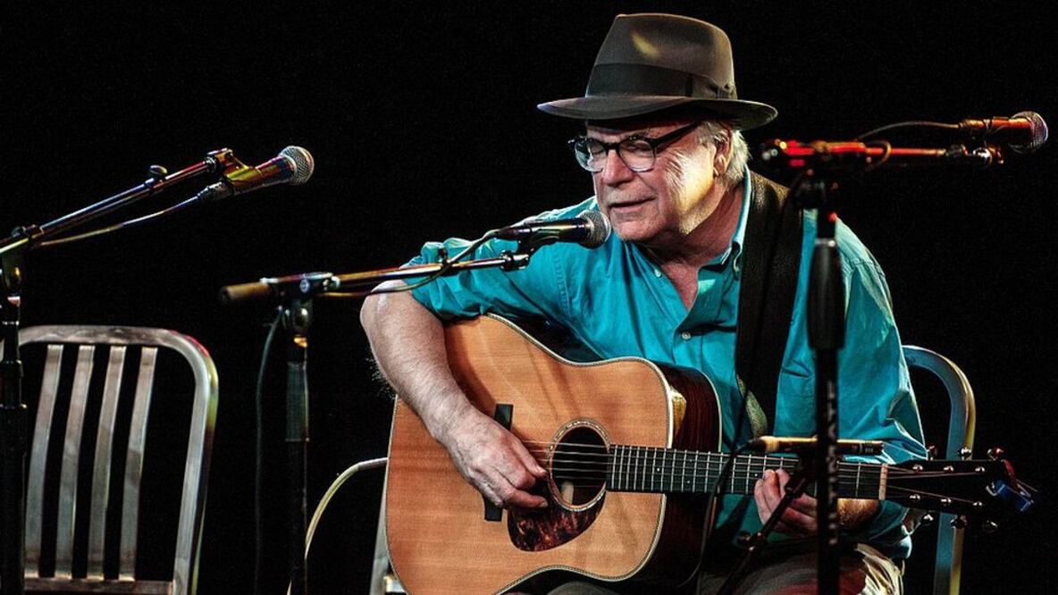 David Olney lanzó más de 20 álbumes durante sus más de cuatro décadas de carrera musical (en la foto en 2015). Foto:  Getty Images vía BBC