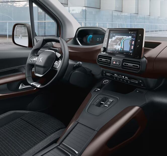 Interior Peugeot Rifter 2025. Foto: Peugeot