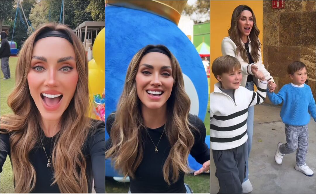 El hijo Mayor de Anahí, Manuel, cumplió 8 años. 
Fotos: Instagram