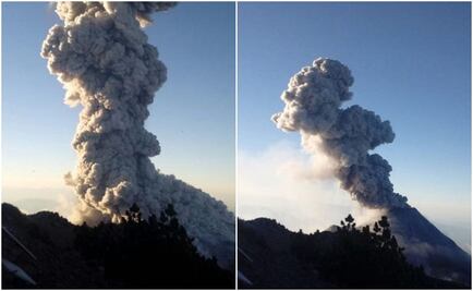 Reportan explosión en el Volcán de Colima