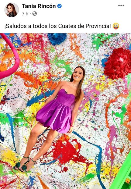 Tanía Rincón se une a la broma de Chabelo - Foto: Especial