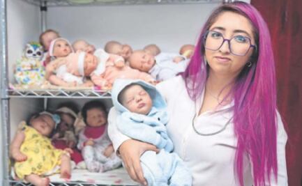 Bebés hiperrealistas, terapia para quien no puede tener hijos
