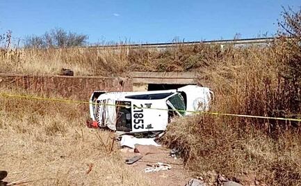 Mueren dos elementos de la GN en accidente carretero en Zacatecas; Fiscalía investiga causas del incidente 