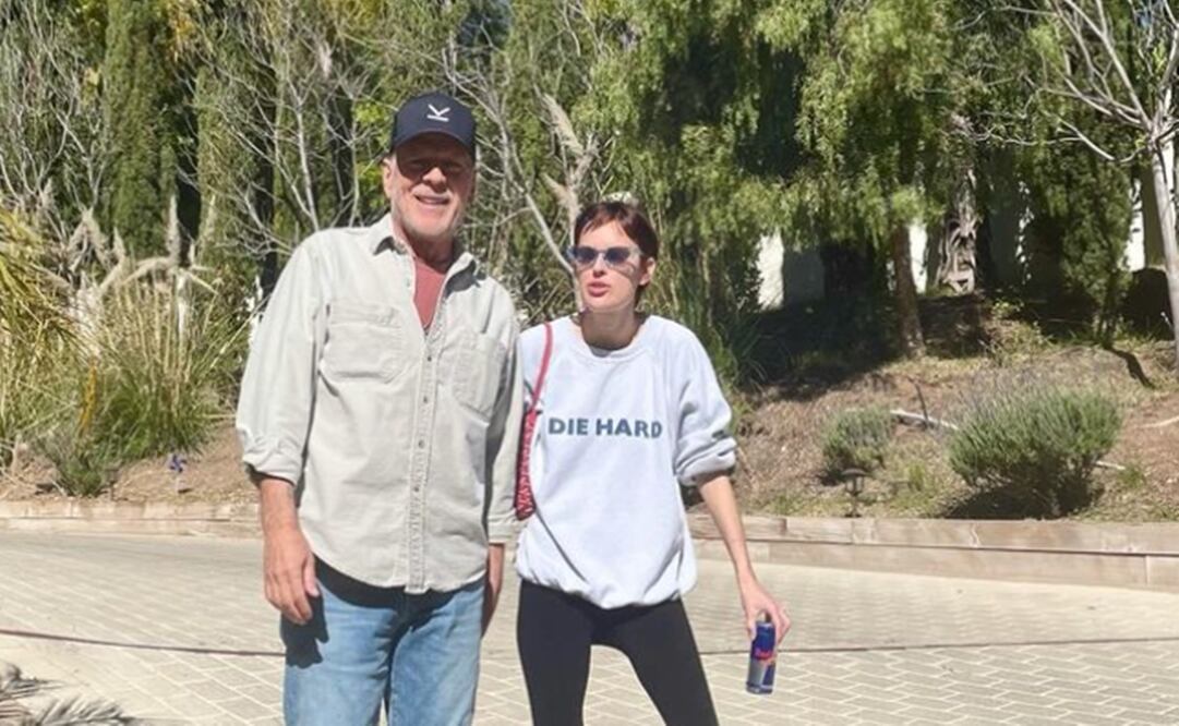 Bruce Willis y su hija Tallulah. Foto: Vía Instagram oficial.