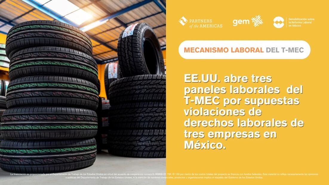 El Gobierno de EU pedirá el inicio de tres paneles de controversia bajo el T-MEC por considerar que no se cumplió con el mecanismo laboral. Foto: X @VozLaboralMx