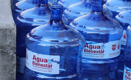 "Agua Bienestar" cumple con acreditaciones de calidad, señala gobierno de CDMX; aseguran se distribuyen más de mil garrafones al día