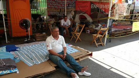 Enfermeras en huelga, en delicado estado de salud en Chiapas