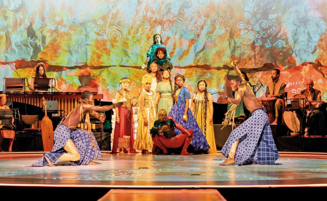 En la obra se denuncia la explotación de recursos naturales. Foto: Sjoerd Derine