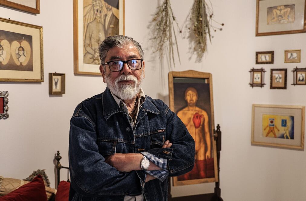 Exposición de Nahum B. Zenil en el Museo del Chopo.
Foto: Gabriel Pano / EL UNIVERSAL