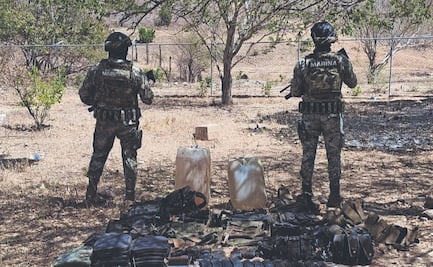 Resguardan finca donde localizaron más de 2 mil artefactos explosivos en Sinaloa; también había armas