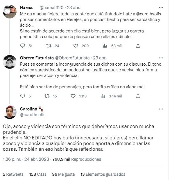 La promotora cultural se defendió de las "burlas" sobre altercado con Maya Zapata. Foto: Twitter