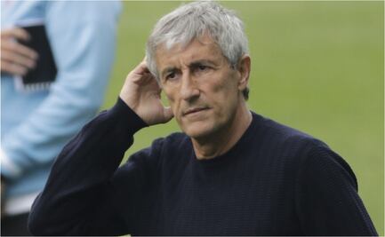 Quique Setién habló sobre la polémica con Griezmann en el Barcelona