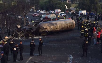 Confirman un muerto y 19 heridos por explosión de pipa en Tlalnepantla