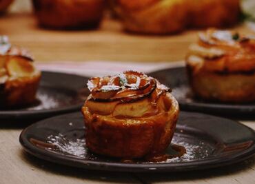 Cómo hacer rosas de manzana