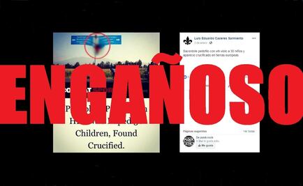 La foto viral de una "crucifixión" en Michoacán