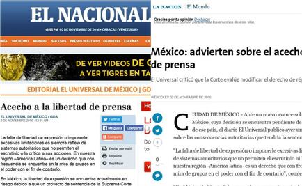 Proyecto para modificar Ley de Réplica hace eco en diarios de América