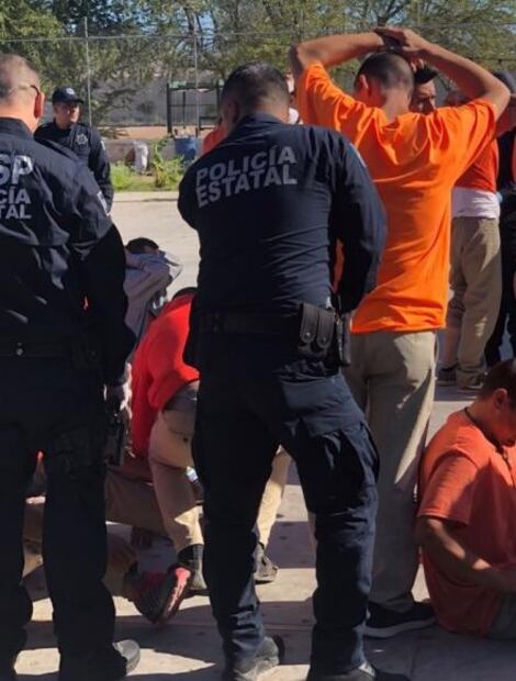 Policía Estatal y Federal catean Cereso Uno en Hermosillo