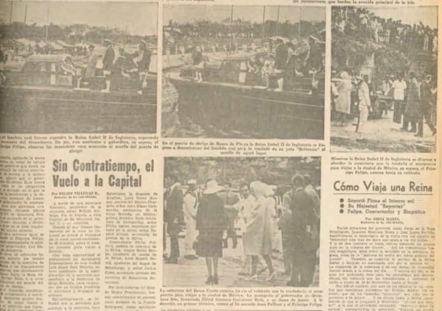 Cuando la reina Isabel II paseó en el mercado y bailó  "La Cucaracha" en México 