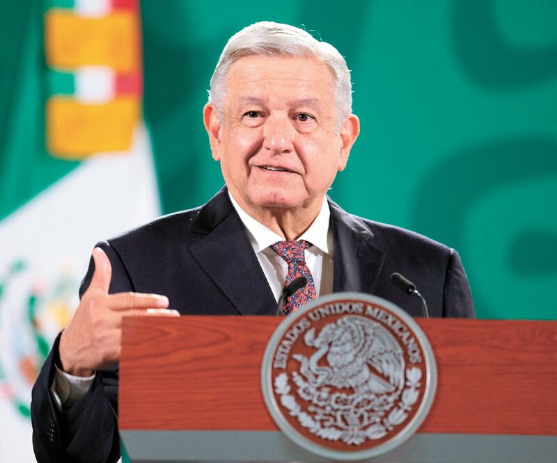 El presidente Andrés Manuel López Obrador dijo que se busca infundir miedo a la población para que no vote. Foto: PRESIDENCIA