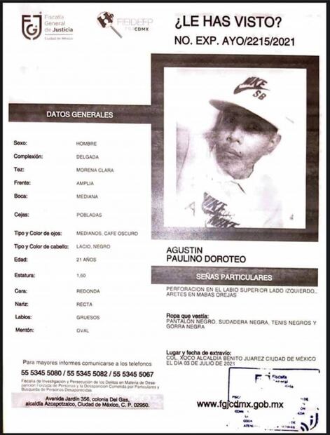 Identifican cuerpo de Agustín Paulino, joven de la comunidad otomí que desapareció en Benito Juárez
