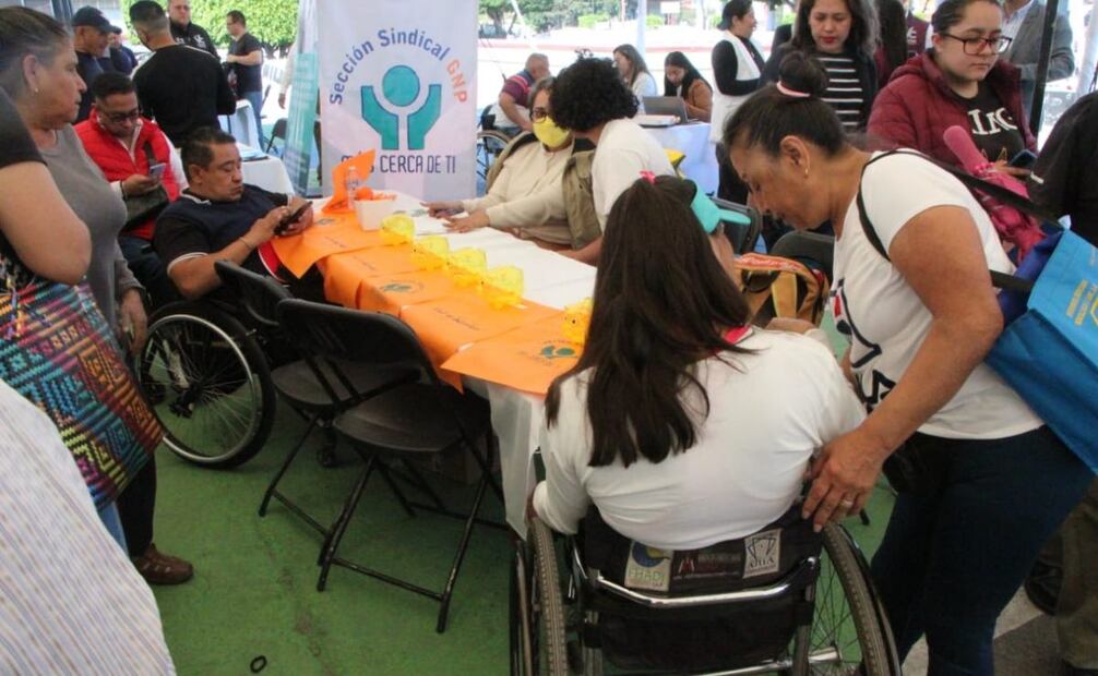 Realizan Feria de la Inclusión Laboral para Personas con Discapacidad en la VC (04/03/2025). Foto: Especial