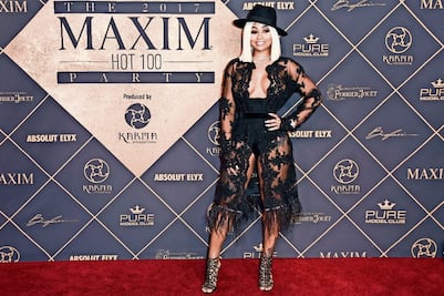 Accidente de tráfico destroza auto de Blac Chyna