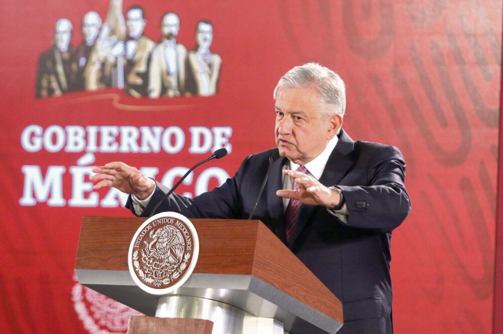 Andrés Manuel López Obrador afirmó que hay acompañamiento a quienes cruzan por México rumbo a Estados Unidos debido a la inseguridad. / CARLOS MEJÍA. EL UNIVERSAL