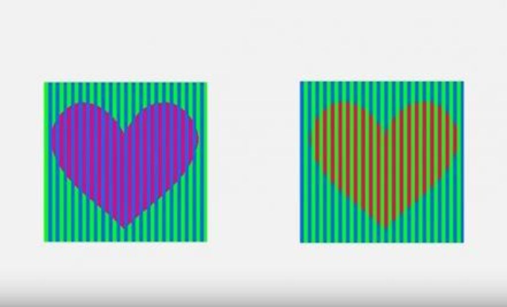 Reto Viral. ¿De qué color son los corazones?
