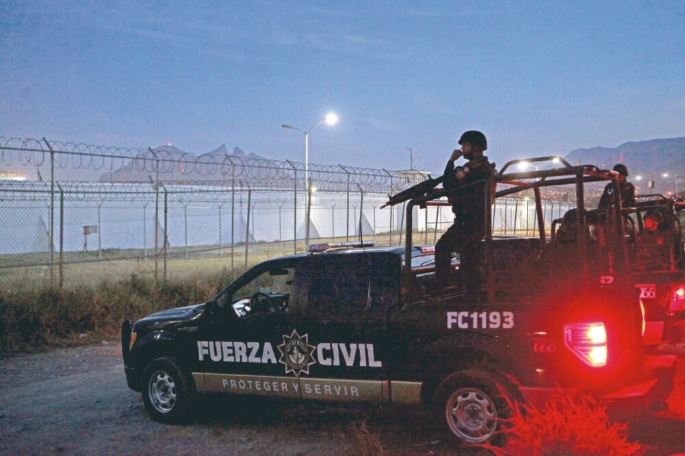 A las afueras del centro penitenciario se registró un fuerte dispositivo de seguridad (ARCHIVO EL UNIVERSAL)
