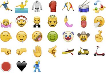 Llegarán al iPhone 74 nuevos emojis