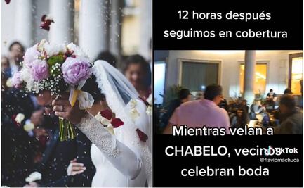 Tras video viral, mujer que celebró su boda frente a funeral de Chabelo se disculpa por escándalo