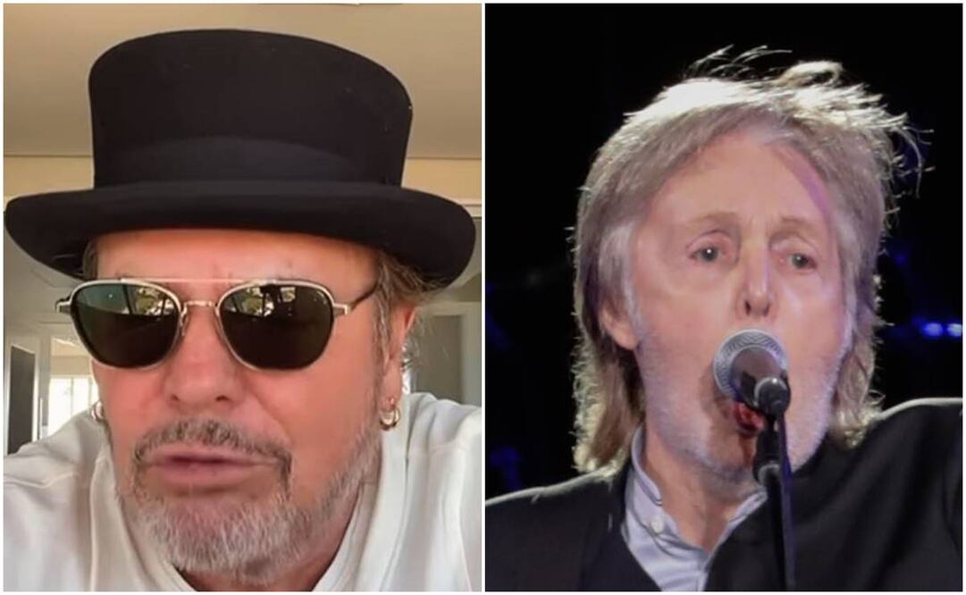 Fher Olvera, un fan total de Paul McCartney. Foto: Instagram/Diego Simón.