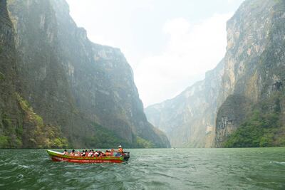 Cuánto cuesta un paseo en lancha en el Cañón del Sumidero