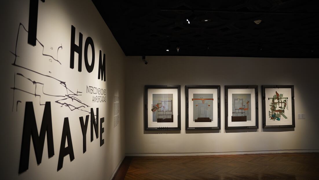 Thom Mayne en el Museo Franz Mayer. /Cortesía del museo