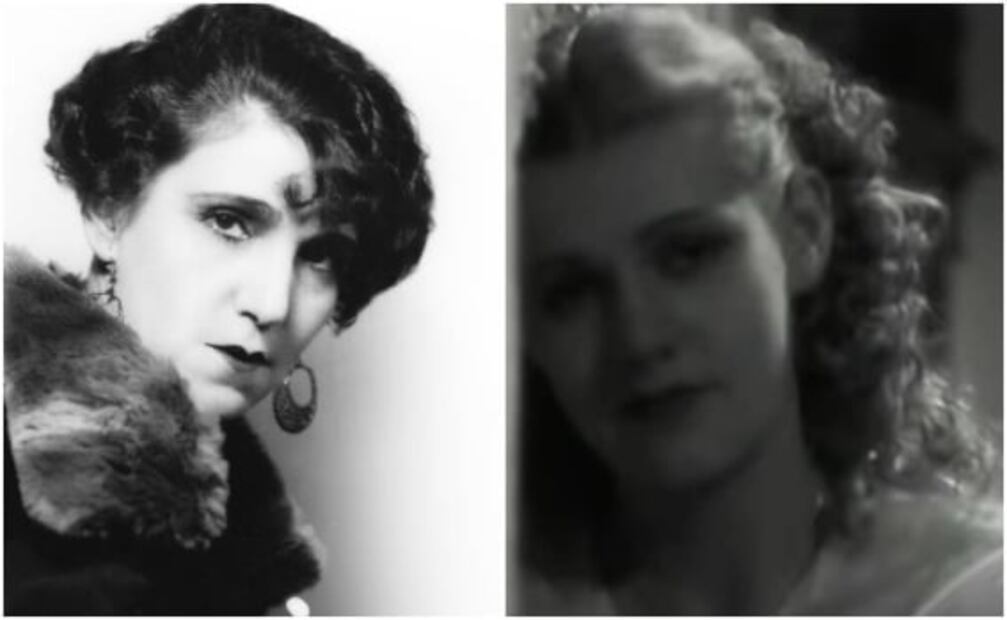 Sara García de joven y su hija maría Fernanda. Fototeca EL UNIVERSAL/Captura.