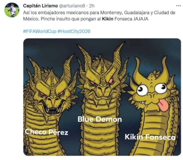 Usuarios se burlan del Kikin Fonseca por ser embajador de la CDMX para el Mundial de 2026