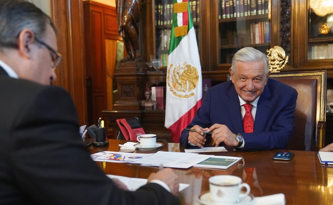 AMLO sustuvo una llamada con Joe Biden. Foto: Twitter @lopezobrador_