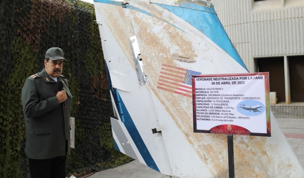 Modelo: Gulfstream II. Foto: The Bolivarian Navy of Venezuela