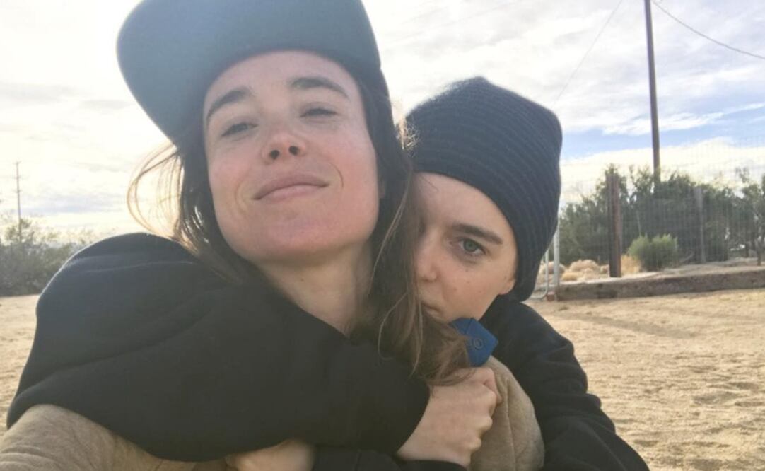 Elliot Page y su esposa Emma Portner. Foto: Instagram 