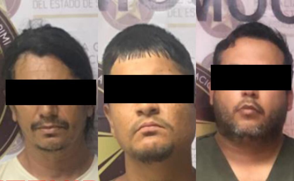 Hermanos y médico detenidos por muerte de joven en celdas de Sonora (13/06/2025). Foto: Fiscalía de Sonora
