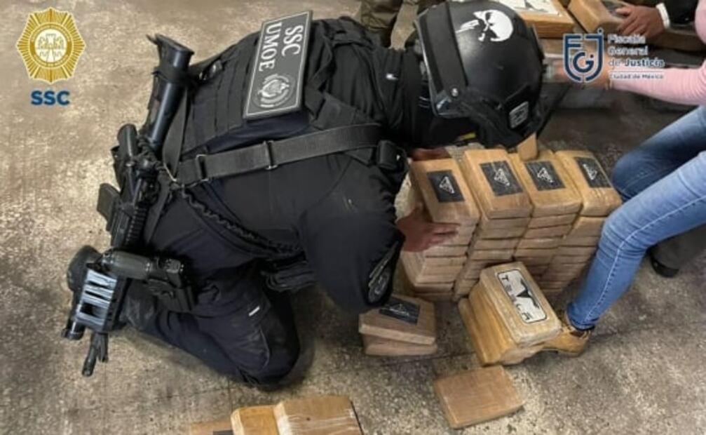 Ahora con sellos de Prada y Tesla, los bloques de cocaína decomisados en la GAM