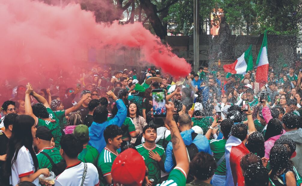 El ambiente en las inmediaciones del Ángel de la Independencia durante las cuatro semanas de cohesión nacional. Foto: Osmar Alvarado/ EL UNIVERSAL