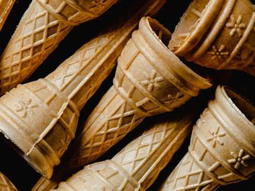 ¿De donde viene el barquillo del helado?