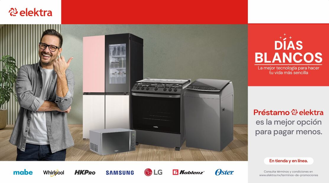 Compra desde la app, en tienda o en elektra.mx y transforma tu casa sin complicaciones.