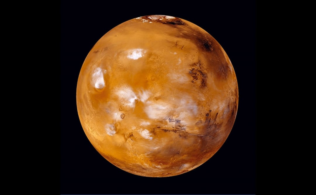 Imagen facilitada por la NASA del planeta Marte. Foto: NASA, archivo